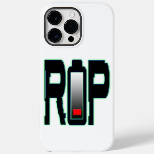 Batterie RIP iPhone / coque ipad (Verso)