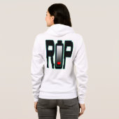 Batterie RIP Sweat - shirt à capuche Bella+Canvas (Dos entier)