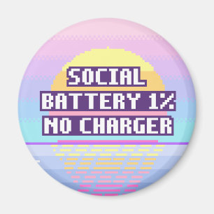 Batterie sociale 1%, pas de chargeur Pixel Magnet