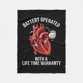 Batterij aangedreven met een levenslange garantie  fleece deken
