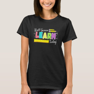 Batterij Leven Van Een Leraar Leraarsleven T-shirt