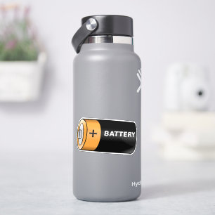 Batterij Sticker