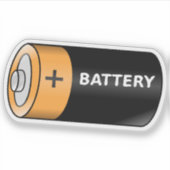 Batterij Sticker (Voorkant)