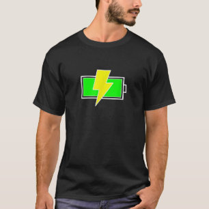 Batterij T-Shirt met volledige lading