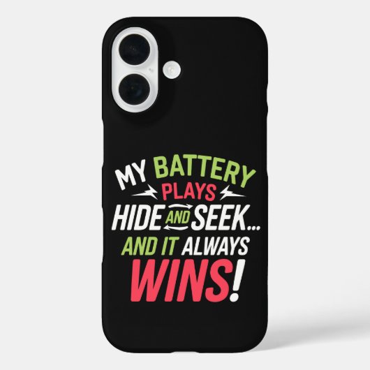 Batterij weer weg! Case-Mate iPhone case (Achterkant)