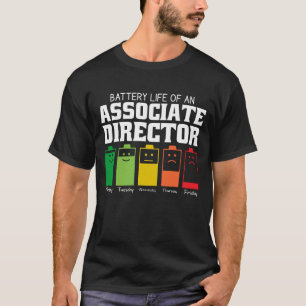 Batterijduur van een Associate Director T-shirt