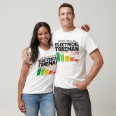 Batterijduur van een elektrische voorman t-shirt (Unisex)