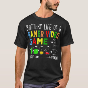 Batterijduur van een gamervideo Game Ideaal voor g T-shirt