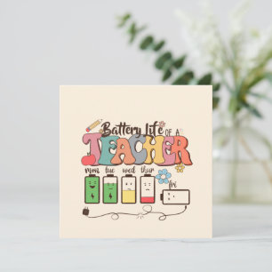 Batterijduur van een leraar – Relatable Educator