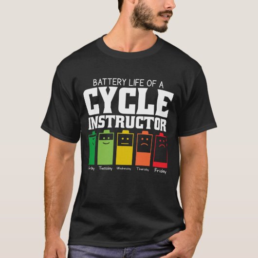 Batterijduur van een programmainstructeur t-shirt (Voorkant)