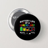 Batterijduur van een schoolloopbaan ronde button 5,7 cm (Voorkant /achterkant)