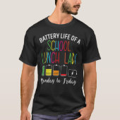 Batterijduur van een schoolloopbaan t-shirt (Voorkant)