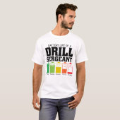 Batterijduur van een sergeant t-shirt (Voorkant volledig)