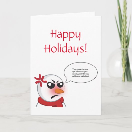 Batterijen niet inbegrepen... kaart (Voorkant)