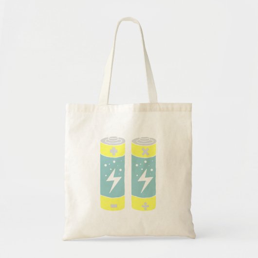 Batterijen Tote Bag (Voorkant)