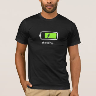 Batterijoplaadpictogram T-shirt