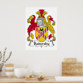 Battersby Family Crest Poster (Keuken)