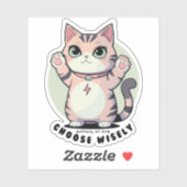 Battery at 50 Choose Wisely – Introvert Humour  Sticker (Vel)