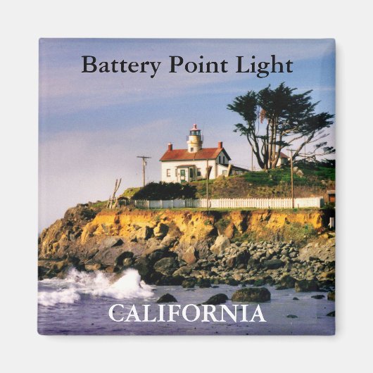 Battery Point Light, aimant Californie (Devant)