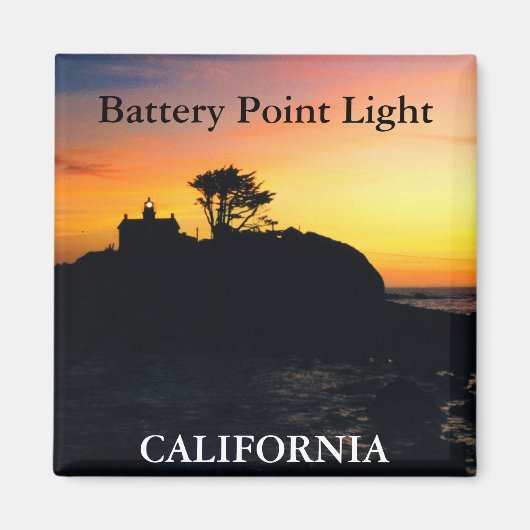 Battery Point Light, California Magnet 2 (Devant)