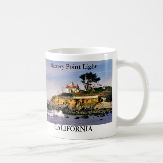 Battery Point Light, Californie Mug (Droite)