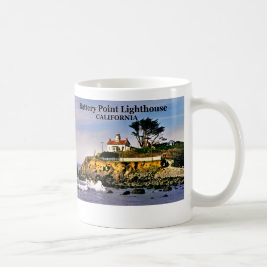Battery Point Lighthouse, Californie Mug (Droite)