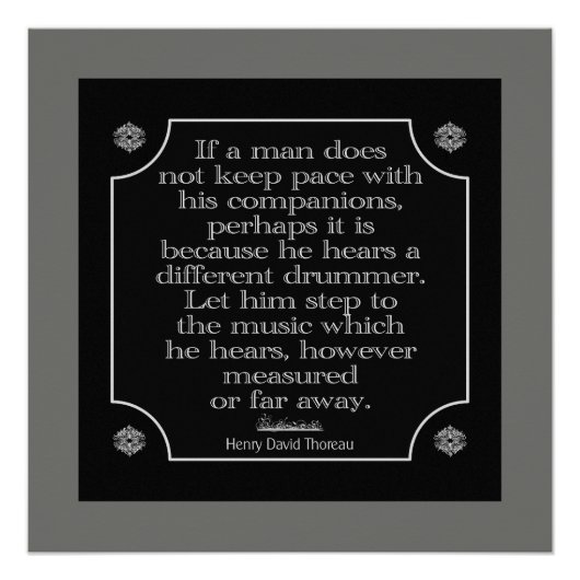 Batteur Différent — Grandes affiches (Devant)