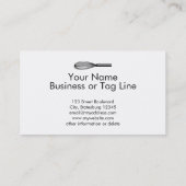 Battez les cartes de visite pour le chef de (Dos)