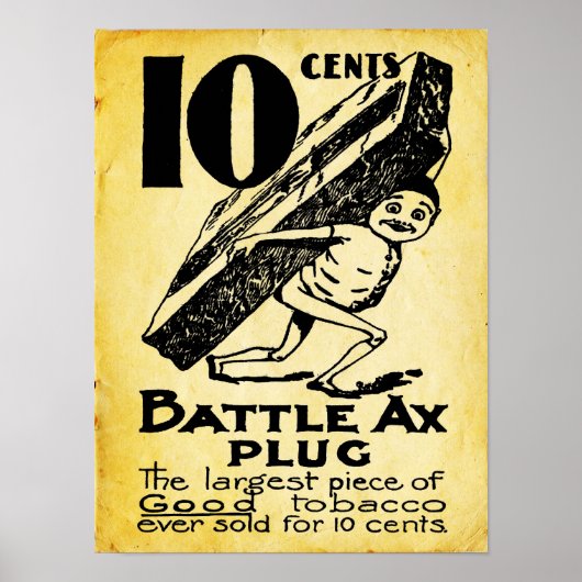 Battle Ax Tobacco Print (Voorkant)