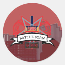 Battle Born Satanisten - Noord-Nevada Stickers