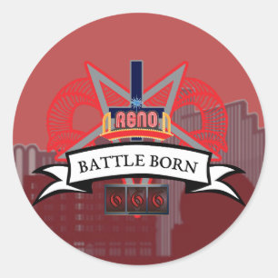 Battle Born Satanists - Stickers du nord du Nevada