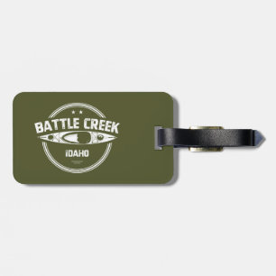 Battle Creek Wild en de Schilderachtig rivier de I Bagagelabel