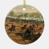 Battle Gettysburg Hancock bij Gettysbug Thulstrup Keramisch Ornament (Voorkant)