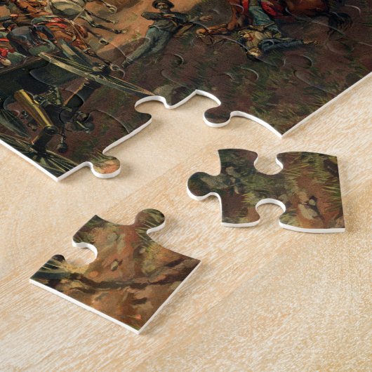 Battle Gettysburg Hancock bij Gettysbug Thulstrup Legpuzzel (Zijkant)