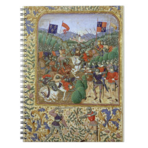 Battle of Agincourt, 25 oktober 1415 (w/c op pap) Notitieboek