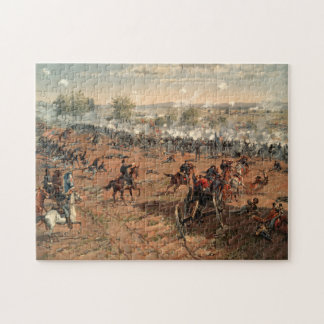 Battle of Gettysburg Civil War 19th Century Print Legpuzzel