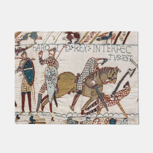 Battle of Hastings- Bayeux Tapestry King Harold Deurmat (Voorkant)