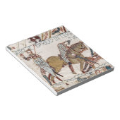 Battle of Hastings- Bayeux Tapestry King Harold Notitieblok (Schuin)