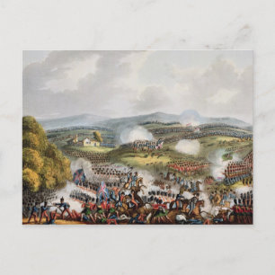 Battle of Quatre Bras, 16 juni 1815, van 'The M Briefkaart