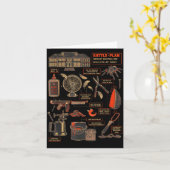 Battle Plan 90 Checklist Christmas Kaart (Gele Bloem)