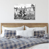 Battle scene canvas afdruk (Insitu (Slaapkamer))
