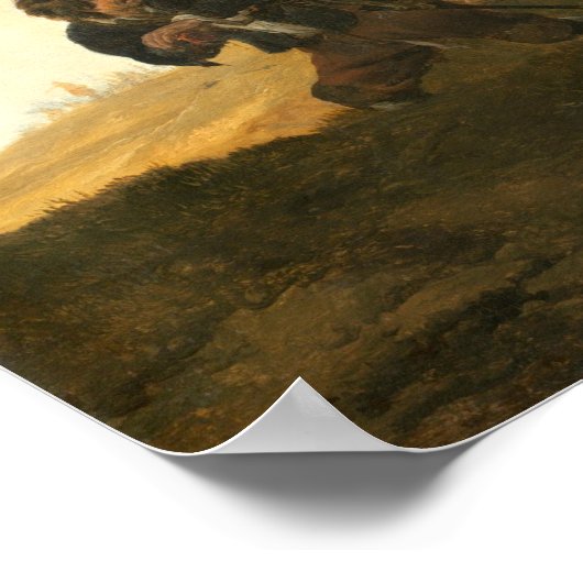 Battle Scene - Poster d'art Philips Wouwerman (Coin)