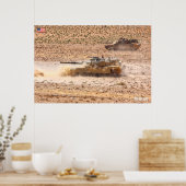 BATTLE TANK - M1-Abramen Poster (Keuken)