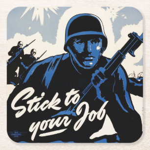 Battlefield Beachhead Assault beroemd gemaakt door Vierkante Kartonnen Onderzetter