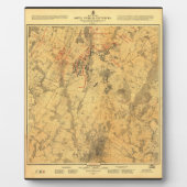 Battlefield of Gettysburg Map door John Bachelder Fotoplaat (Voorkant)