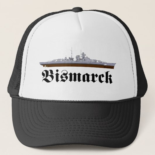 Battleship Bismarck Cap Trucker Pet (Voorkant)