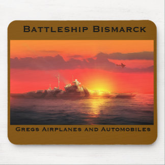 Battleship Bismarck mousepad Muismat