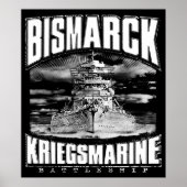 Battleship Bismarck Poster (Voorkant)