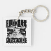 Battleship Bismarck Sleutelhanger (Achterkant)