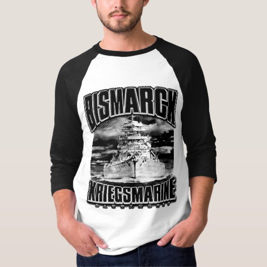 Battleship Bismarck T-shirt (Voorkant)